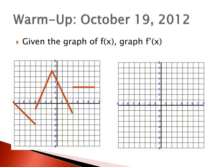 warm up october 19 2012