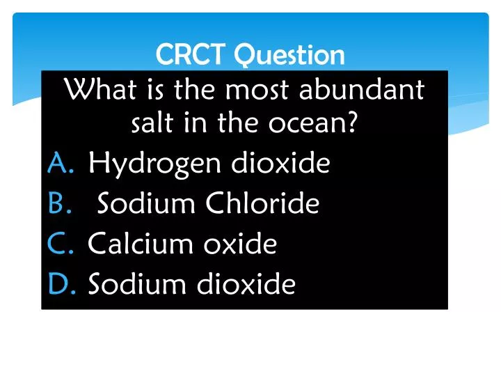 crct question