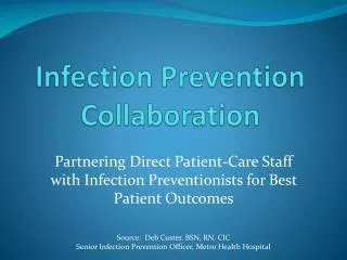 Infection Prevention Collaboration
