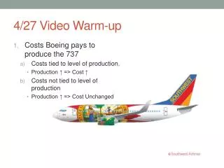 4/27 Video Warm-up