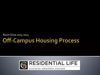Off-Campus Housing Process