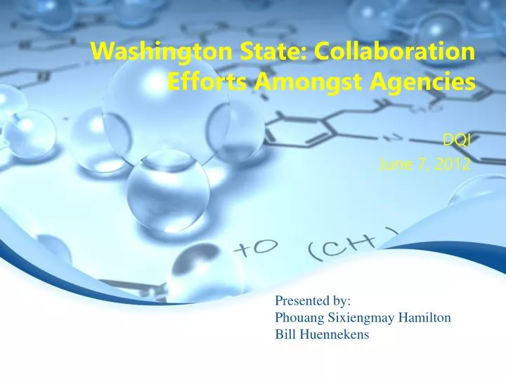 washington state collaboration efforts amongst agencies