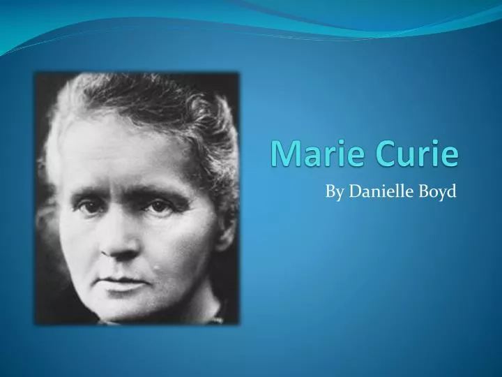 marie curie