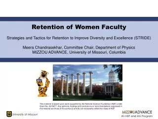 Retention of Women Faculty
