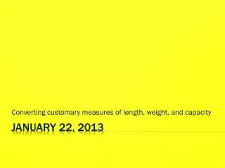 converting customary measures of length weight and capacity