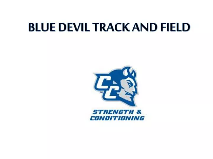 blue devil track and field