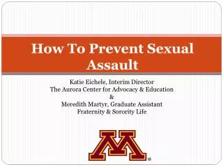 How To Prevent Sexual Assault