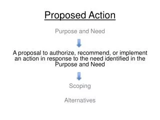 Proposed Action