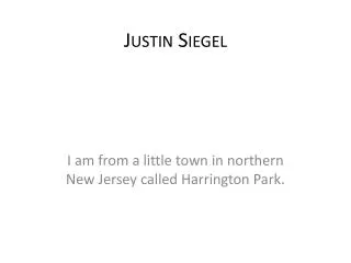 Justin Siegel