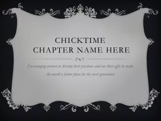 Chicktime Chapter Name Here