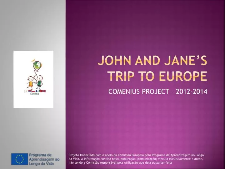 john and jane s trip to europe
