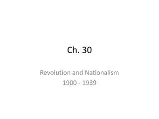 ch 30