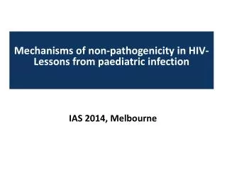 IAS 2014, Melbourne