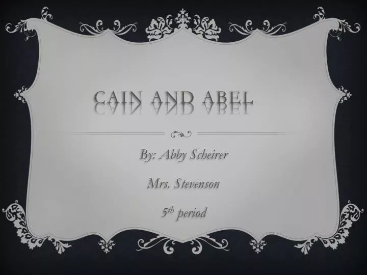 cain and abel