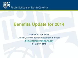 Benefits Update for 2014
