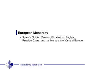 European Monarchy