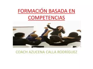 formaci n basada en competencias