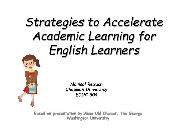 strategies to accelerate academic learning for english learners