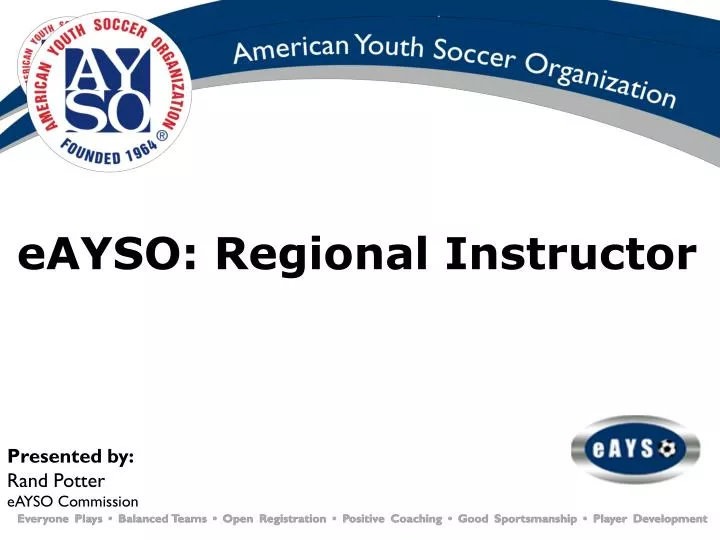 eayso regional instructor