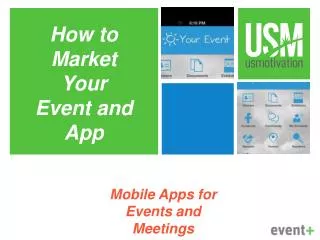 Mobile Apps for Events and Meetings