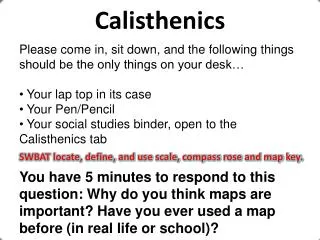 Calisthenics