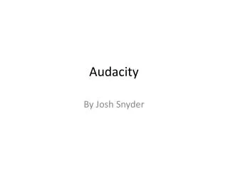 Audacity