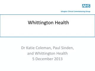 Whittington Health