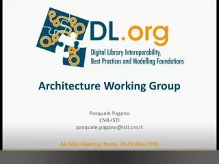 Architecture Working Group