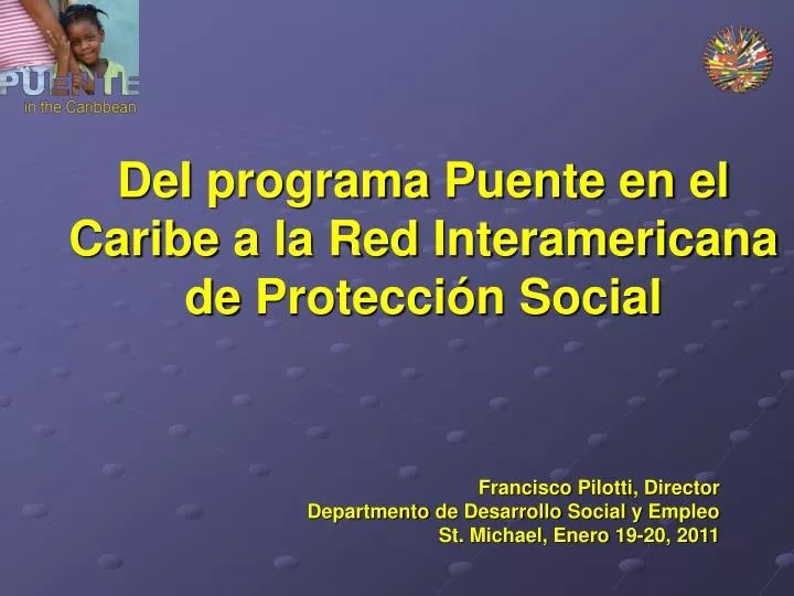 dei programa puente en el caribe a la red interamericana de protecci n social