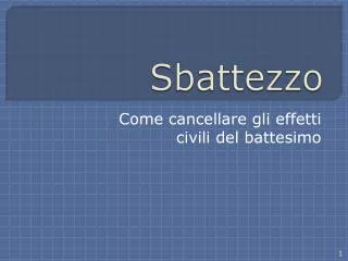 sbattezzo