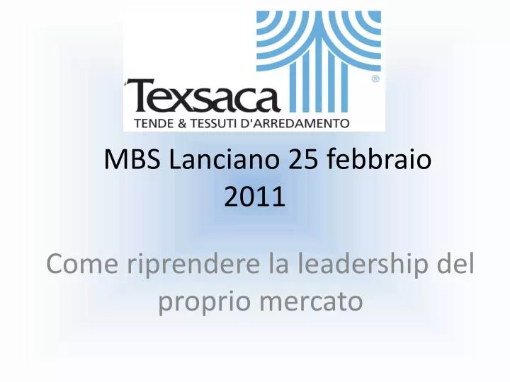 mbs lanciano 25 febbraio 2011