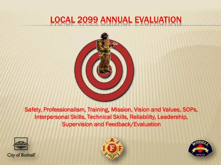 local 2099 annual evaluation