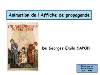 animation de l affiche de propagande