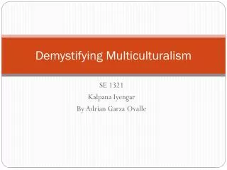 Demystifying Multiculturalism