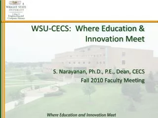 WSU-CECS: Where Education &amp; Innovation Meet