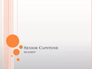 Senior Capstone