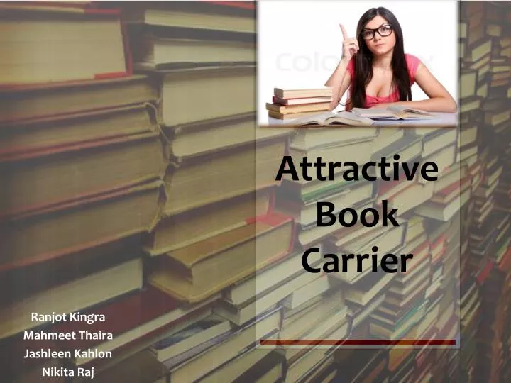 attractive book carrier