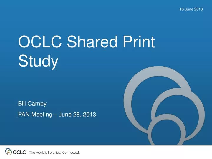 oclc shared print study