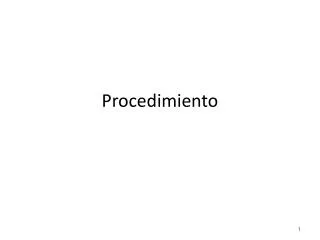 procedimiento