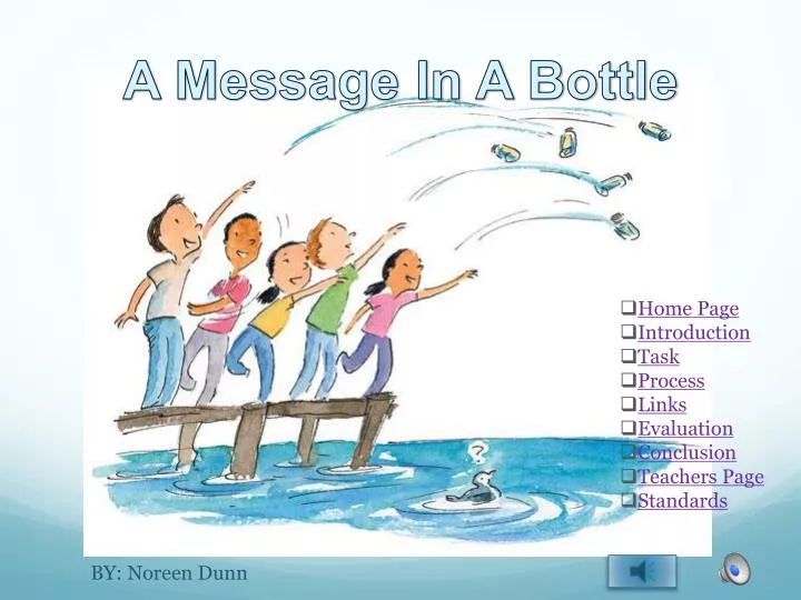a message in a bottle