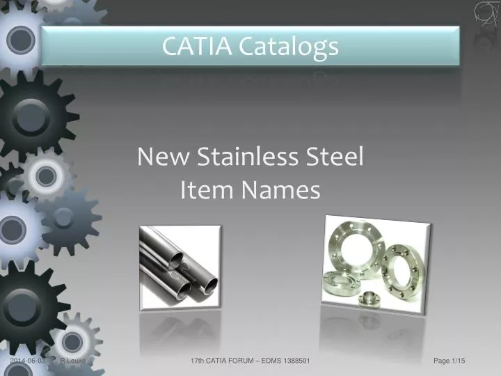 new stainless steel item names