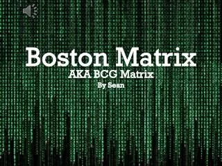 Boston Matrix