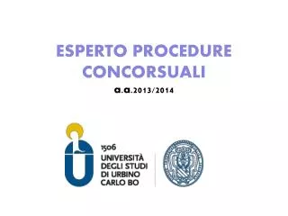 esperto procedure concorsuali a a 201 3 2014