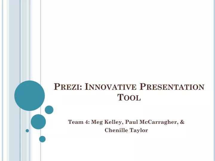 prezi innovative presentation tool