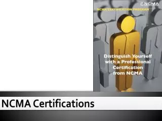 NCMA Certifications