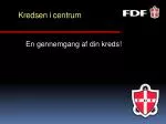 Kredsen i centrum - slide 1