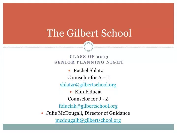 the gilbert school