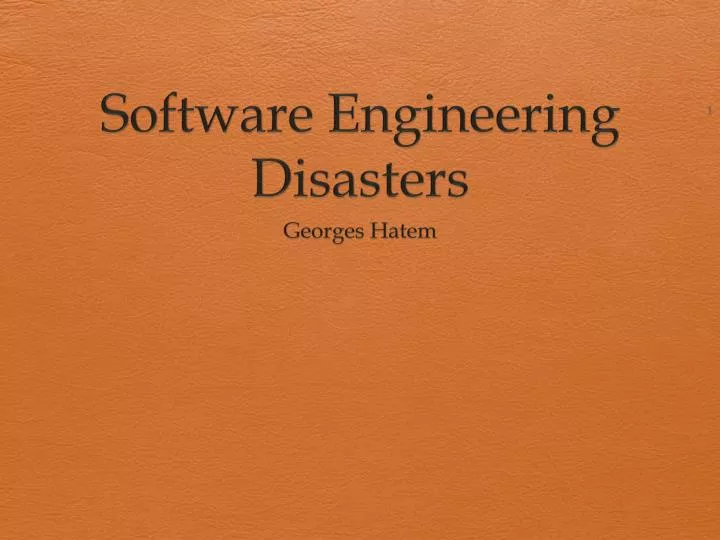 software engineering disasters