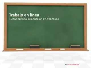 trabajo en l nea