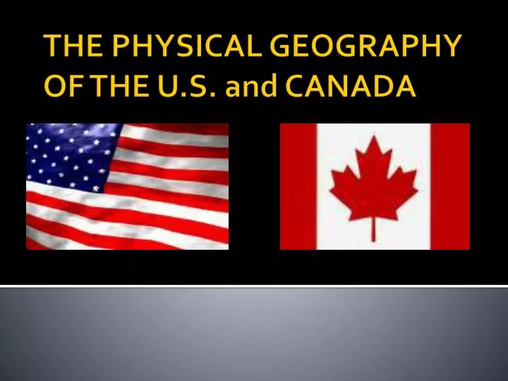the physical geography of the u s and canada